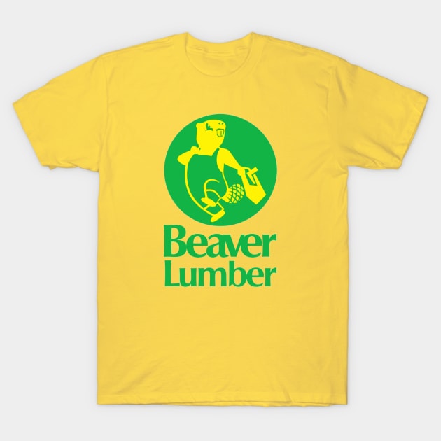 Beaver Lumber T-Shirt by FahlDesigns